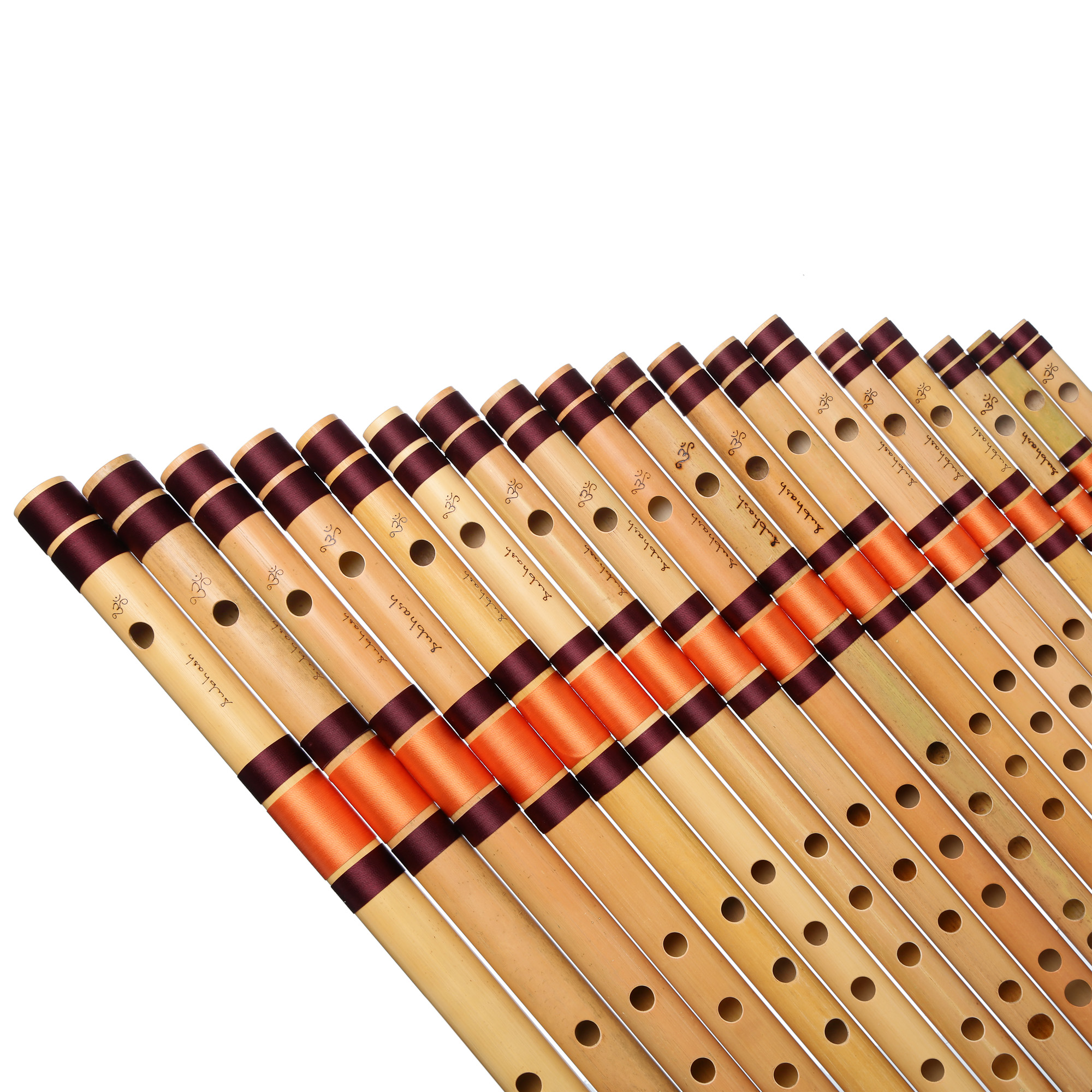 Full Set Bansuri Flutes (Left Hand)