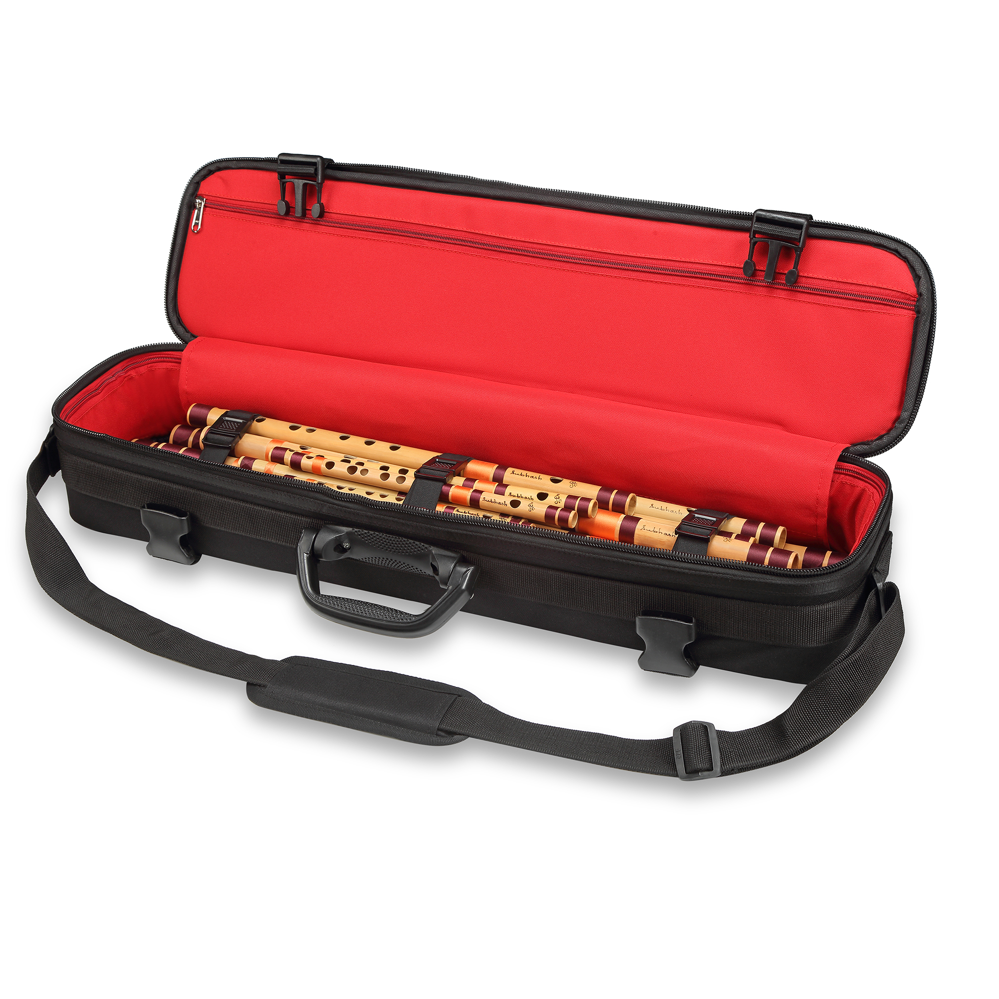 Flutes Semi Hard Case (Black) Size 35 inches